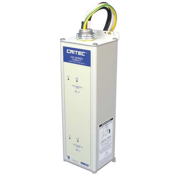 Nvent Erico Surge Protection Device, 1 Phase, 120/240V, 3 Poles, 3 Wires + Ground - TDX200C120/240