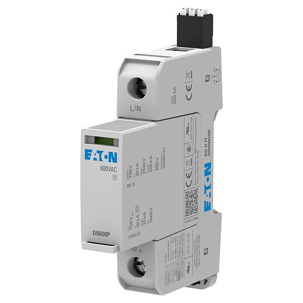 Eaton Surge Protection Device, 1 Phase, 600V, 1 Poles, 2 Wire - AGDN60010R