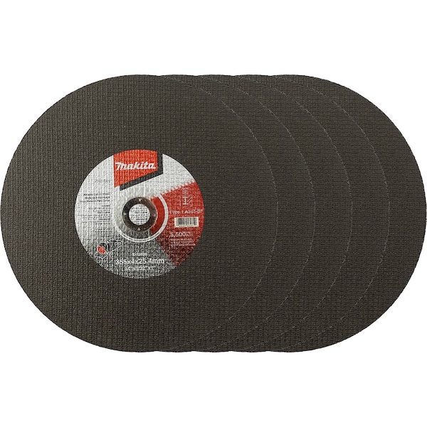 Disco de corte abrasivo Makita, 14" x 5/32" x 1 - E-12809-5