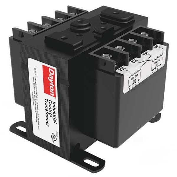 Dayton Control Transformer, 250 VA, 80°C, 12/24V AC, 120V AC - 31EJ11