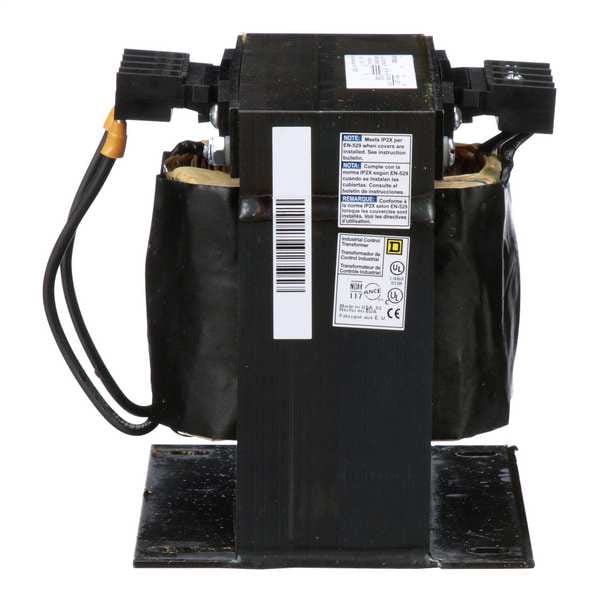Square D Control Transformer, 1 kVA, Not Rated, 55°C, 120V AC, 208/230/460V AC - 9070T1000D20