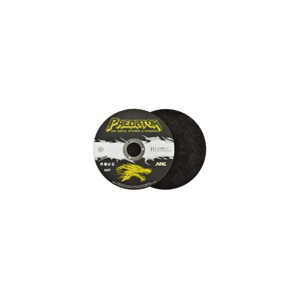 Rueda de corte recubierta de alto rendimiento recta de Arc Abrasives, 5" x .04" x 7/8", tipo 1, A60T - 905047805W