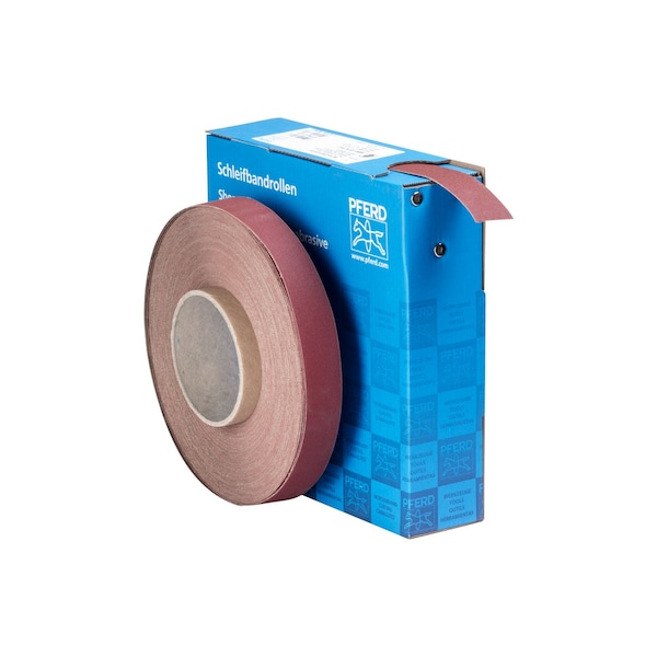 Pferd 1" Rollo de tienda - Resina/Resina Resistente - Rollo de 50 Yardas - Óxido de Aluminio - 240 Granos - 47123