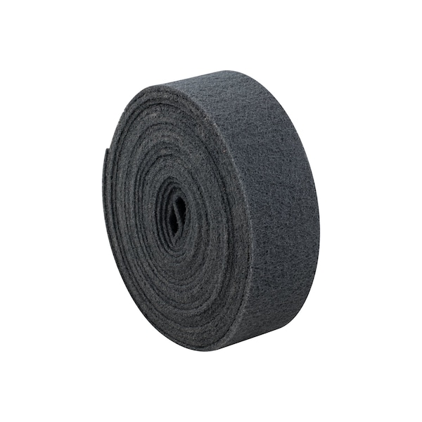 Pferd 4" x 10 yd Rollo de Tela no Tejida para Taller / Acabado - Carburo de Silicio, 400 Grano (Super Fino) - 43519