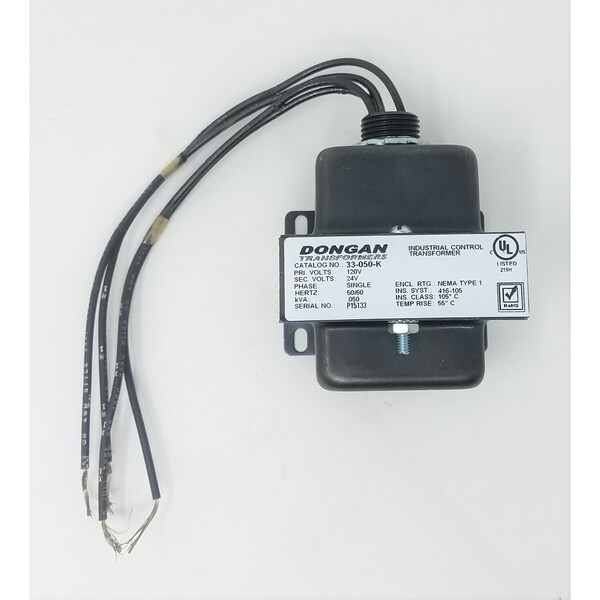 Dongan 120X24 50Va Nema 1 ENC Transformer - 33-050-K-U