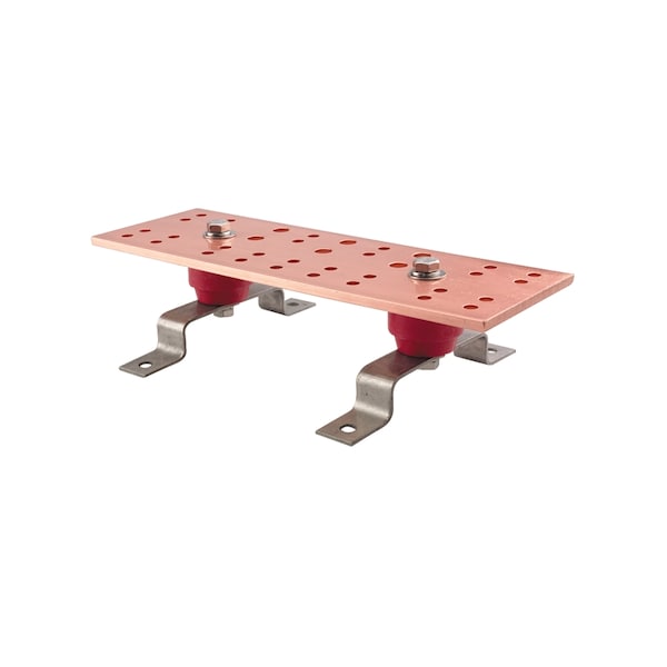 Chatsworth Products Cpi 12" TMGB GROUNDING BUSBAR KIT, WITH HARDWARE, 4"WX1/4"HX12"L - 40153-012