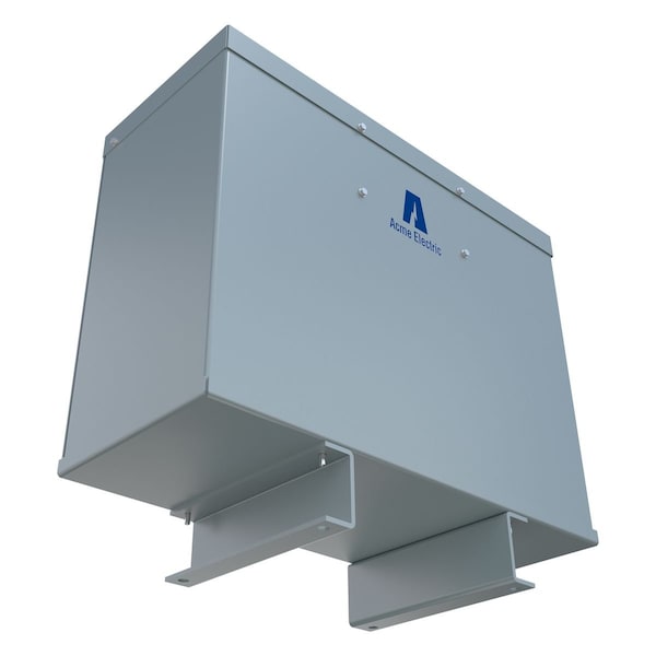 Acme Electric Low Voltage Distribution Transformer, 15 kVA, NEMA 3R, 115°C, 277/480V AC, 240V AC - T3796931S
