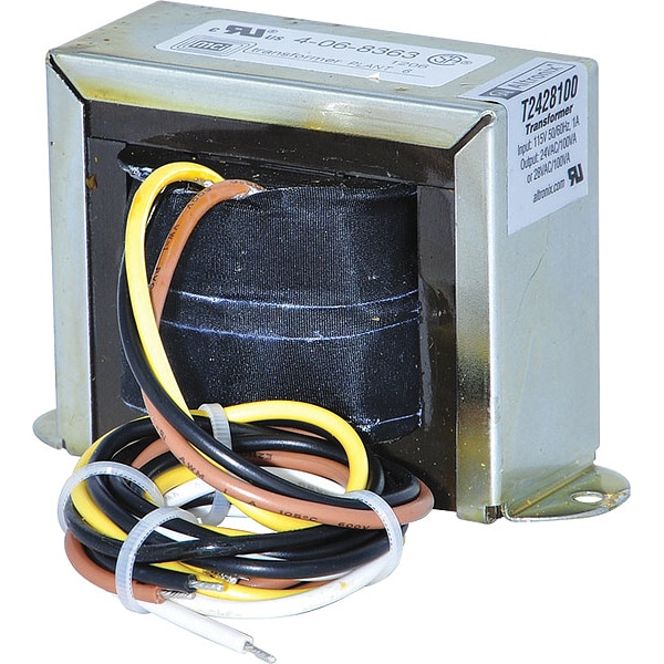 Altronix Class 2 Transformer, 100 VA, Not Rated, 49°C, 24/28V AC, 120V AC - T2428100