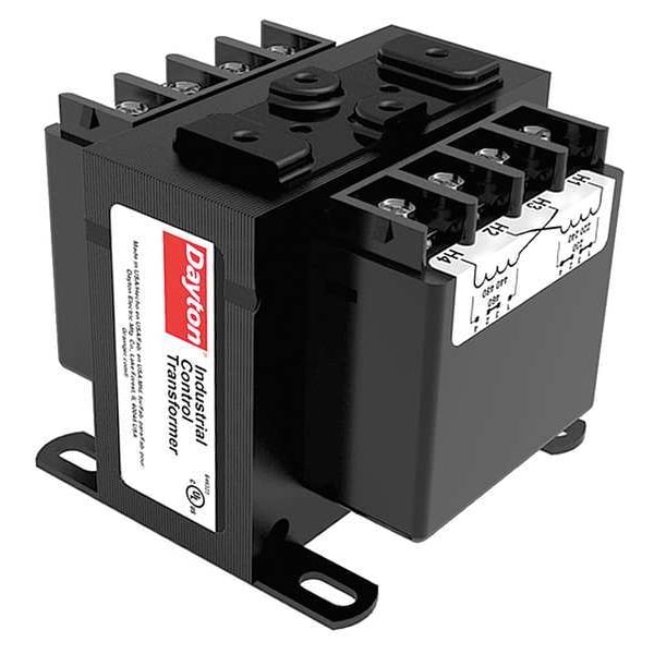 Dayton Control Transformer, 150 VA, 80°C, 12/24V AC, 120V AC - 31EH96