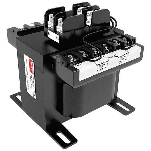 Dayton Control Transformer, 500 VA, 80°C, 12/24V AC, 120V AC - 31EJ14
