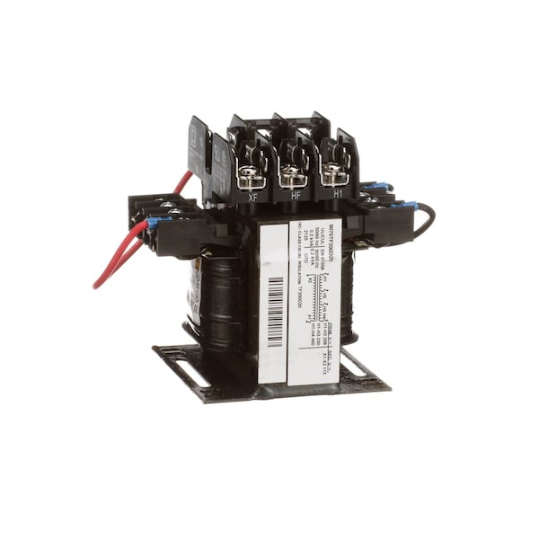 Square D Control Transformer, 200 VA, Not Rated, 80°C, 115V AC, 208/230/460V AC - 9070TF200D20