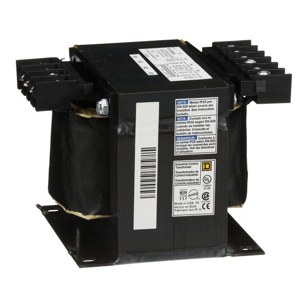 Square D Control Transformer, 300 VA, Not Rated, 80°C, 99/120/130V, 240/416/480/600V - 9070T300D50