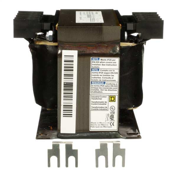 Square D Control Transformer, 350 VA, Not Rated, 80°C, 24V AC, 120/240V AC - 9070T350D23