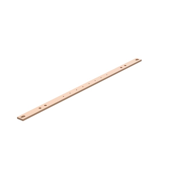 Panduit Grounding Busbar Kit, 19" Lgth, 8 Mounti - RGRB19B