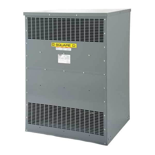 Square D Low Voltage Distribution Transformer, 300 kVA, NEMA 1, 150°C, 120/240V, 480V AC - EX300T6HCT