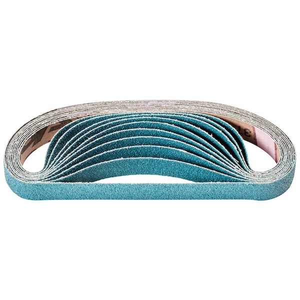 Pferd Coated Belt, Zirc, 3/4"x18", 60 Grit, Recubierto, 3/4" de ancho, 18" de largo, 60 Grit, Alúmina de circonio - 49743