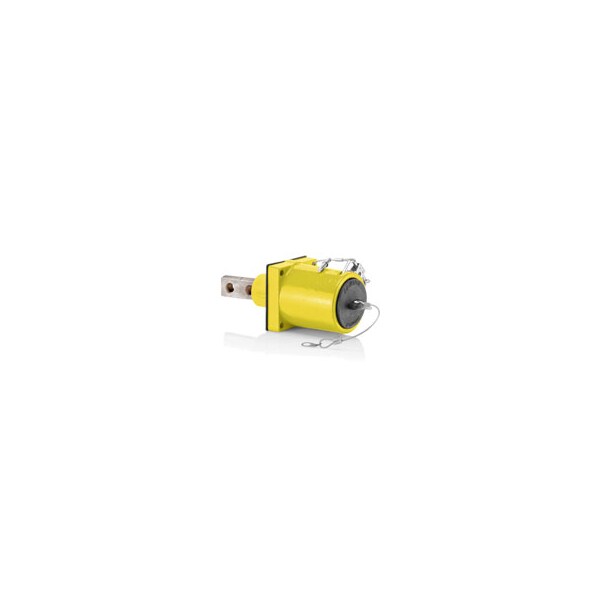 Leviton Double Hole Busbar, 1135A, 1000V AC, 1 Phase, 1 Wire - 49FR2-XY