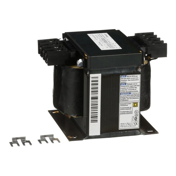 Square D Control Transformer, 500 VA, Not Rated, 115°C, 115/230V AC, 380/400/415V - 9070T500D33