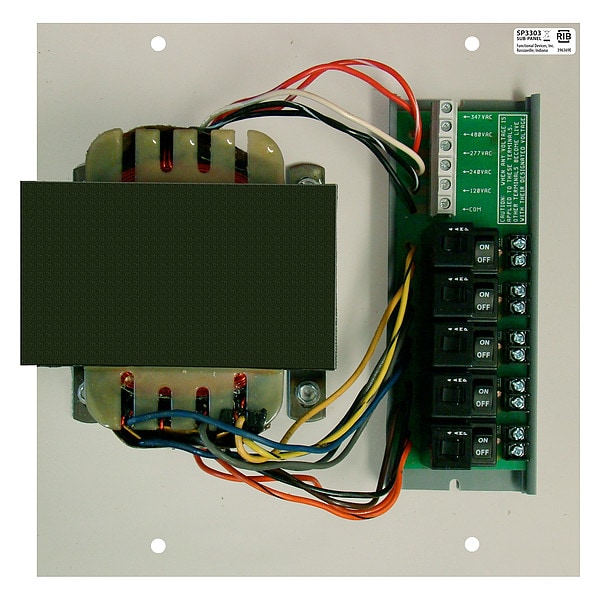 Functional Devices-Rib Class 2 Transformer, 40 VA, NEMA 1, Not Rated, 24V AC, 120/240/277/347/480V AC - PSMN200A
