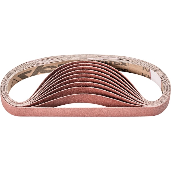 Banda recubierta Pferd, Al/Oxd, 3/4"x18", 80 granos, Recubierta, 3/4" A, 18" L, 80 granos, Óxido de aluminio - 49052