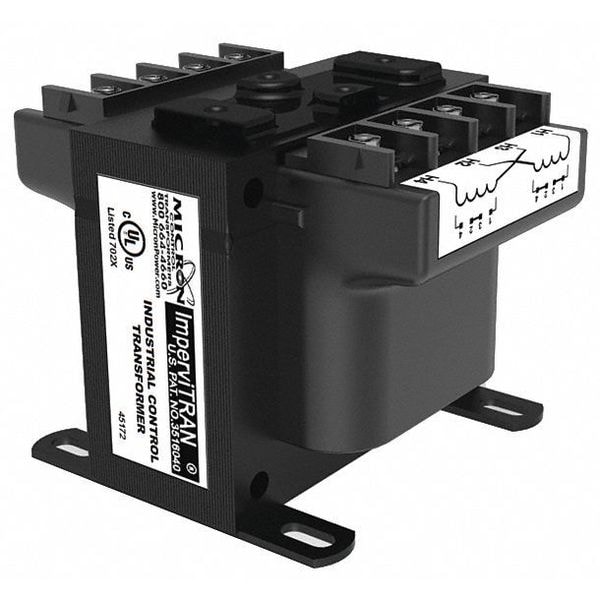 Impervitran Control Transformer, 150 VA, 130°C, 110/220V, 380/400/415V - B150RFD34XJF