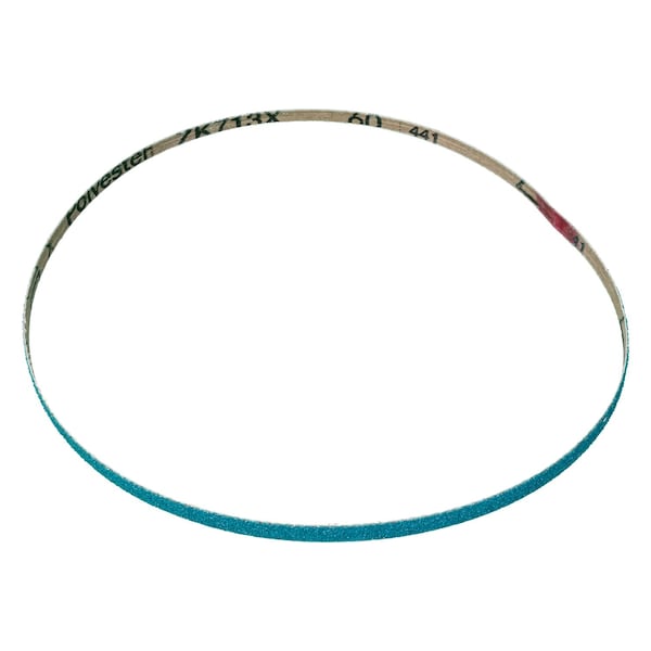 Cinturón Recubierto Pferd, Zirc, 1/4"x24", 36 Granos, Recubierto, 1/4" Ancho, 24" Largo, 36 Granos, Alúmina de Zirconio - 49696