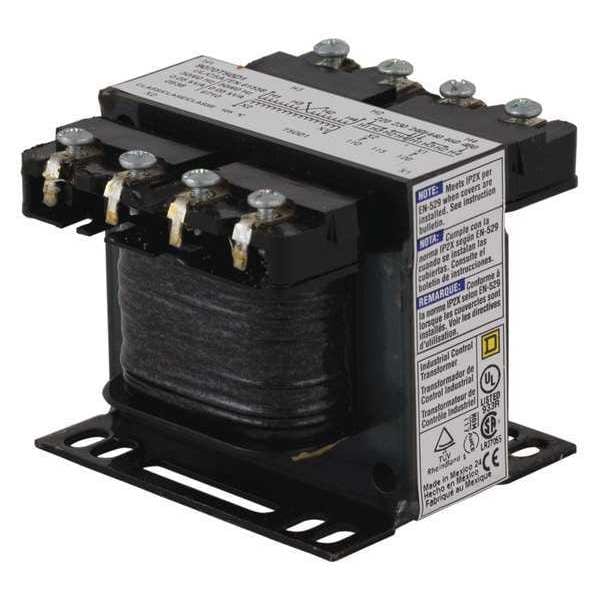 Square D Control Transformer, 50 VA, Not Rated, 55°C, 240V, 240/480V - 9070T50D12