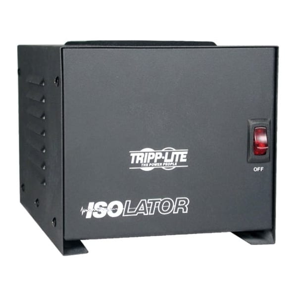 Tripp Lite Isolation Transformer, 1 kVA, Not Rated, 120V AC, 120V AC - IS-1000