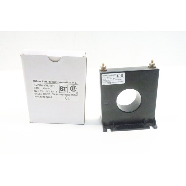 Sifam Current Transformer, 0 to 250A, 0 to 5A - OMEGA 30B 5SFT-251