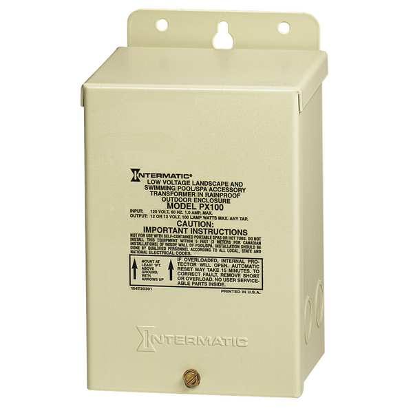 Intermatic Transformer, NEMA 3R, 12/13/14V AC, 120V AC - PX100