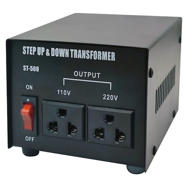 Goldsource Step Up/Down Transformer, 500 VA , 110/220 VAC Secondary - ST-500W
