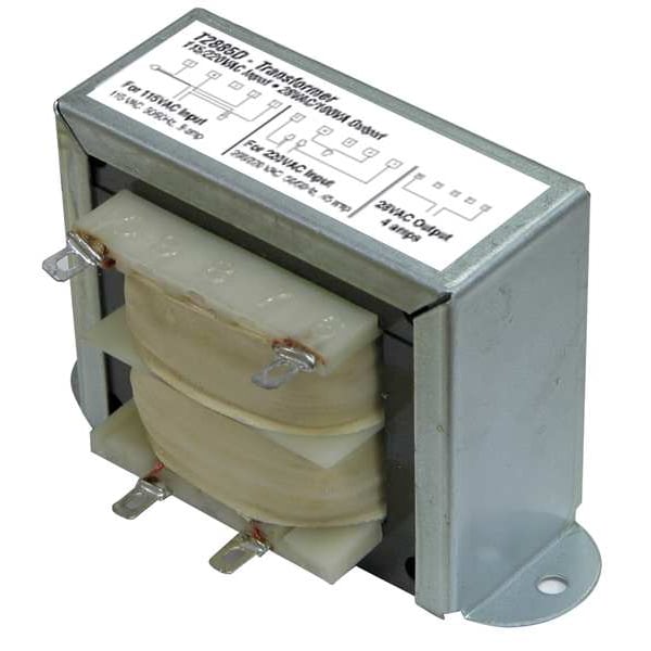 Altronix Class 2 Transformer, 100 VA, Not Rated, 49°C, 28V AC, 115/220V AC - T2885D