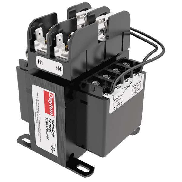 Dayton Control Transformer, 50 VA, 55°C, 120V AC, 208/277V AC - 31EH26