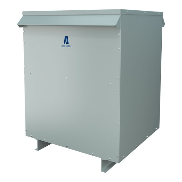 Acme Electric Low Voltage Distribution Transformer, 15 kVA, NEMA 3R, 115°C, 277/480V AC, 480V AC - T335000153S