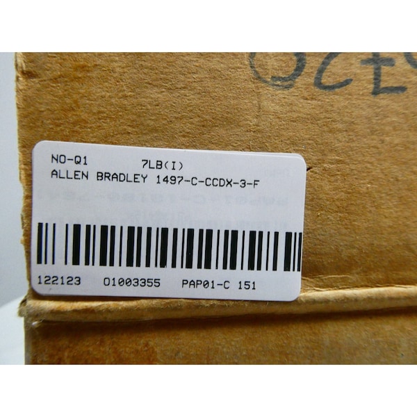 Allen Bradley Voltage Transformer, 130 VA, 120V, 600V - 1497-N17PK 1497-C-CCDX-3-F