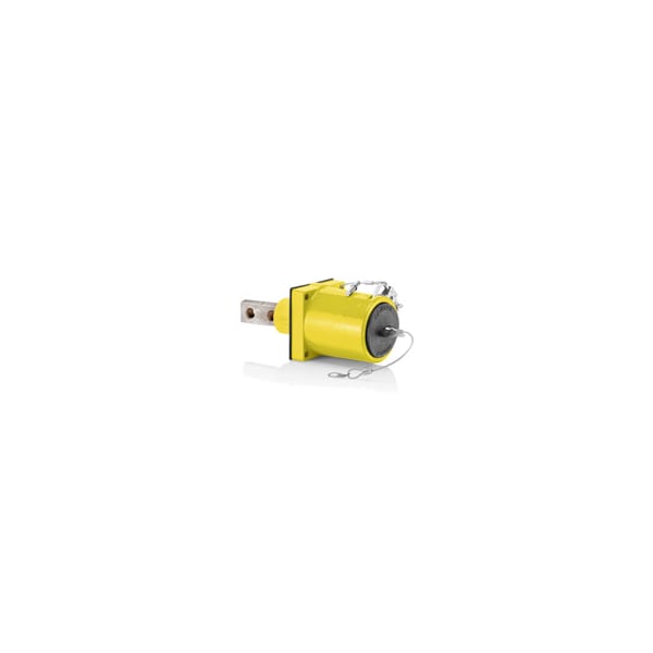 Leviton Double Hole Busbar, 1135A, 1000V AC, 1 Phase, 1 Wire - 49MR2-XY