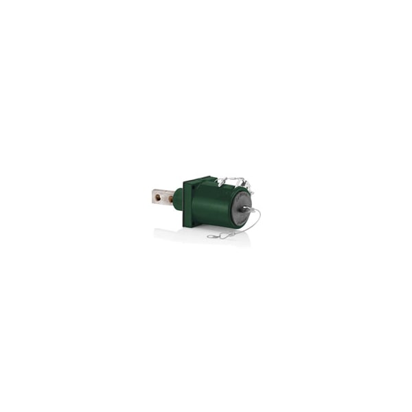 Leviton Double Hole Busbar, 1135A, 1000V AC, 1 Phase, 1 Wire - 49MR2-XG