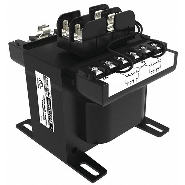 Impervitran Control Transformer, 350 VA, 130°C, 99/120/130V, 95/115/125V, 91/110/120V, 85/100/110V - B350-0486-8F