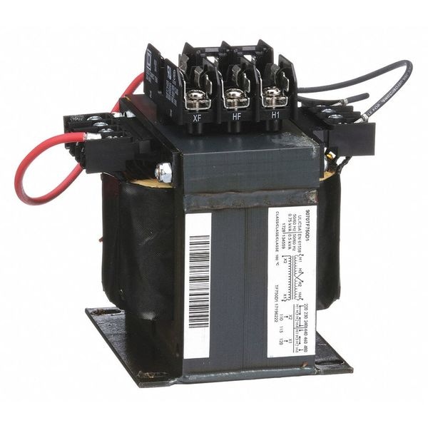 Square D Control Transformer, 750 VA, Not Rated, 115°C, 120V AC, 240/480V AC - 9070TF750D1