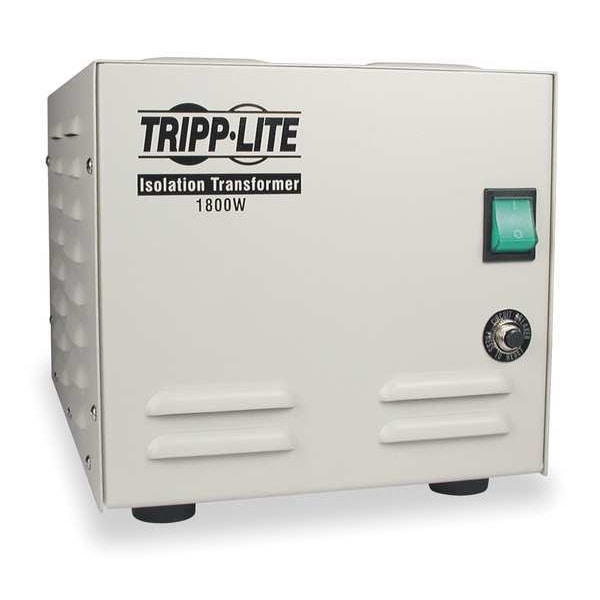 Tripp Lite Isolation Transformer, 1.8 kVA, Not Rated, 120V AC, 120V AC - IS1800HG