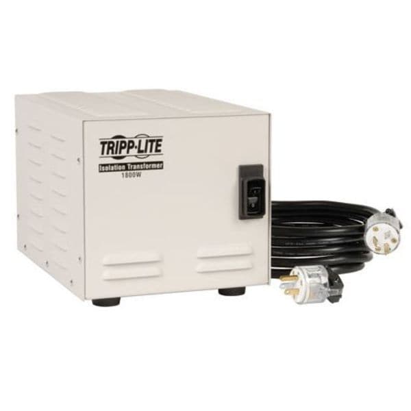Tripp Lite Isolation Transformer, 1.8 kVA, Not Rated, 120V AC, 120V AC - IS1800HG