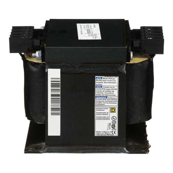 Square D Control Transformer, 750 VA, Not Rated, 115°C, 120V AC, 208/240/480V AC - 9070T750D20