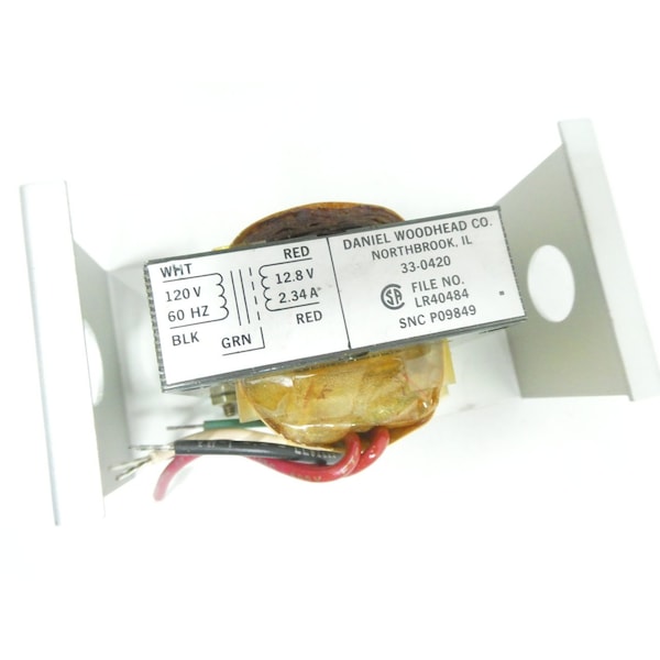 Woodhead LOW 12.8V 2.34A 120V-AC VOLTAGE TRANSFORMER - 1653-12