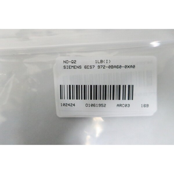 Siemens BUS CONNECTOR - 6ES7 972-0BA60-0XA0