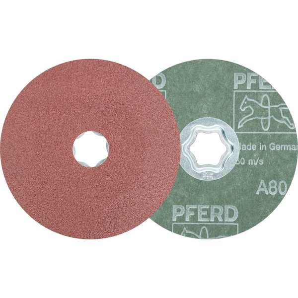 Disco de fibra Pferd Combiclick, 4-1/2", Al/Oxd, 80 - 40095