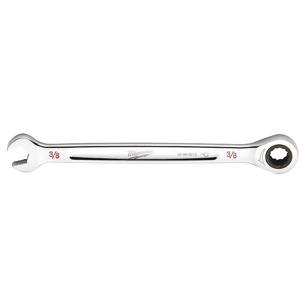 Llave combinada de trinquete Milwaukee Tool de 3/8 pulgadas SAE - 45-96-9212