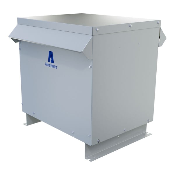 Acme Electric Low Voltage Distribution Transformer, 45 kVA, NEMA 3R, 150°C, 120/208V AC, 480V AC - T3045K0013B