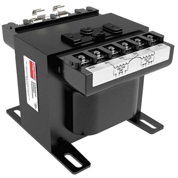 Dayton Control Transformer, 500 VA, 80°C, 120V AC, 240/480V AC - 31EG90