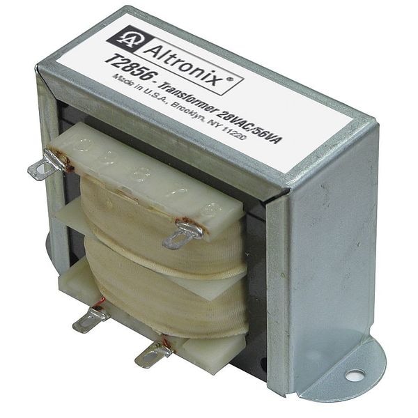 Altronix Class 2 Transformer, 57 VA, Not Rated, 49°C, 28V AC, 115V AC - T2856