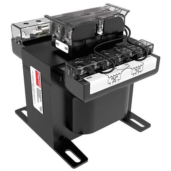 Dayton Control Transformer, 500 VA, 80°C, 24V AC, 240/480V AC - 31EH56